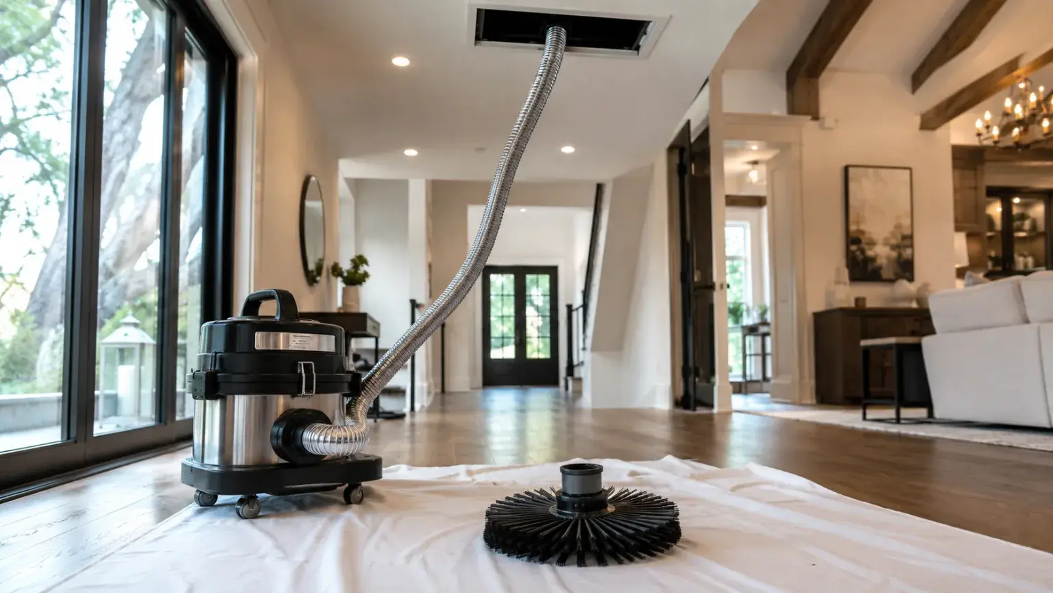 Air Duct Cleaning Maple professional restoration jobsite