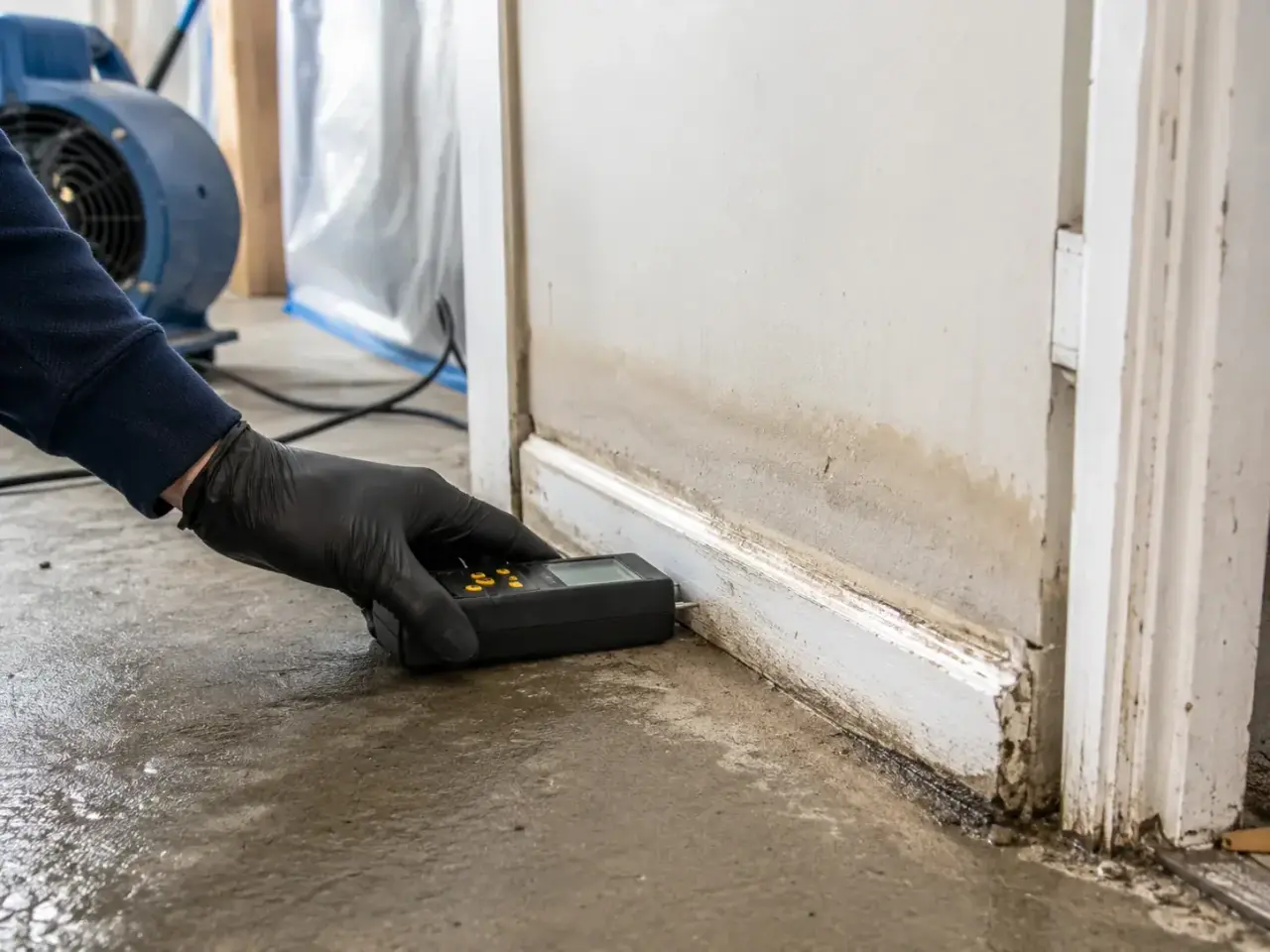 basement flood restoration service planning and restoration scope review
