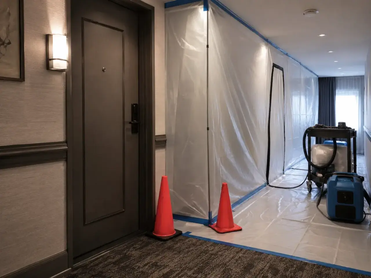 biohazard cleanup service planning and restoration scope review