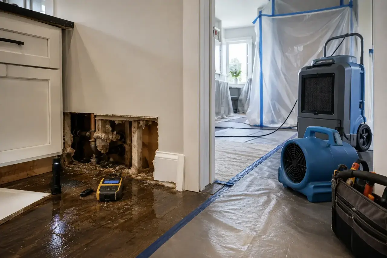 Clean Water Doesn't Stay Clean, and Mould Doesn't Wait for Burst Pipe Damage Restoration