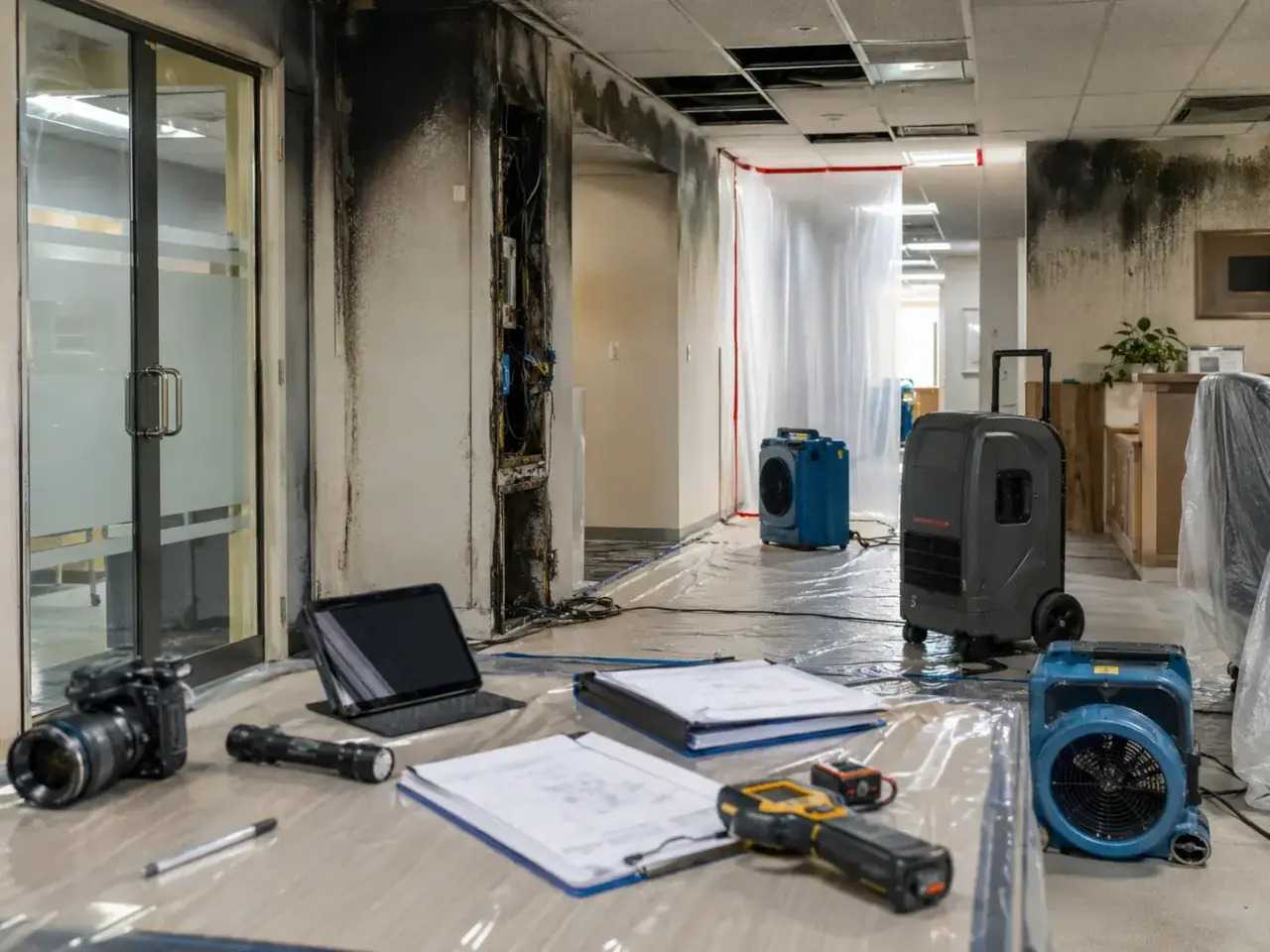 Acidic Soot and Standing Water Are Destroying Your Stock Right Now for Warehouse Fire Damage Restoration Maple
