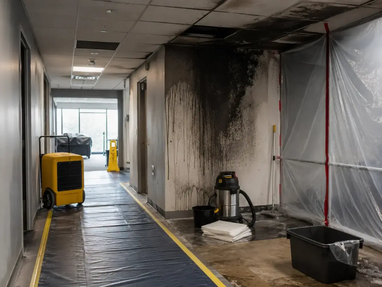 What Warehouse Fire Damage Restoration Maple includes