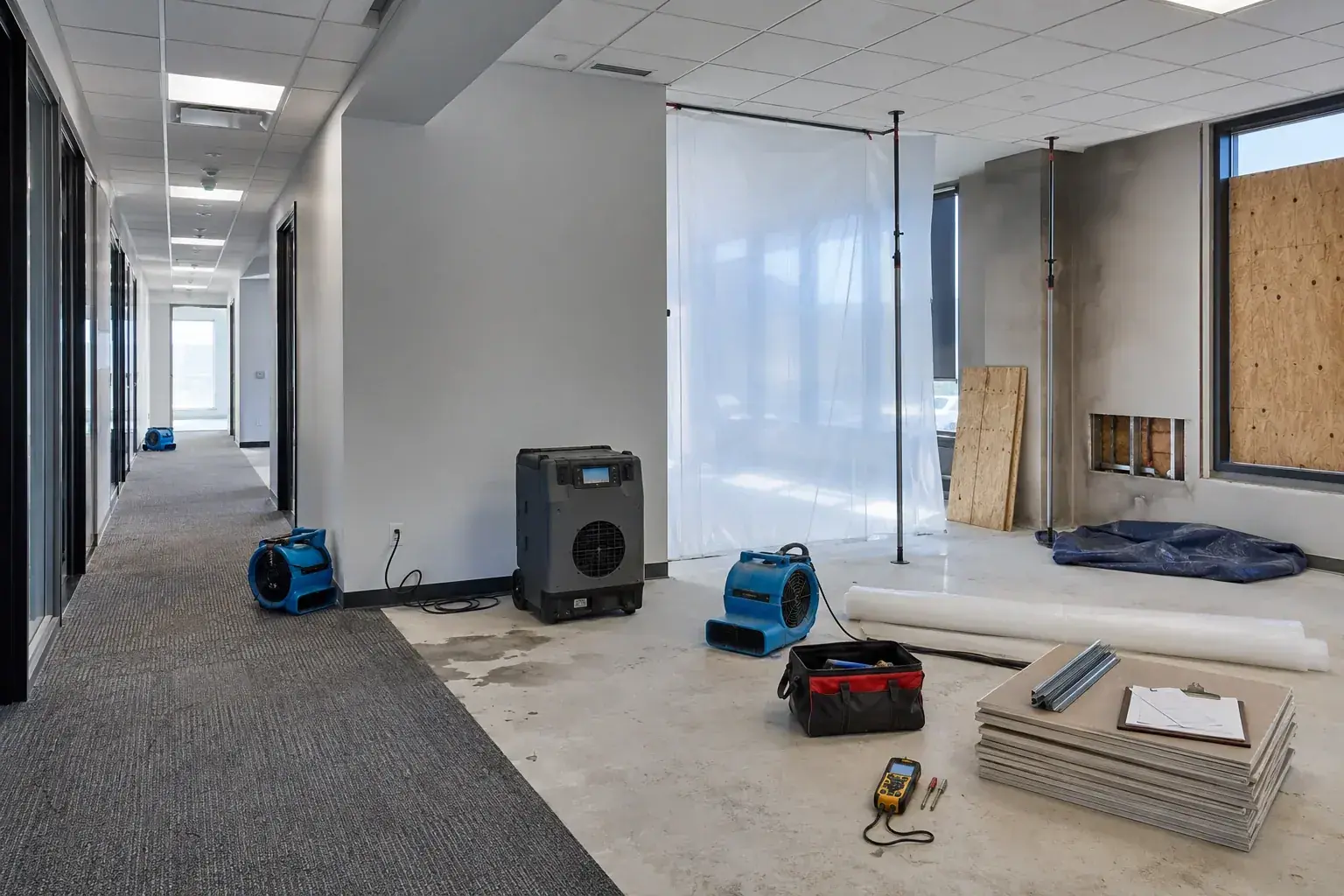 Restoration trade partners completing commercial reconstruction work with Firstline in the GTA