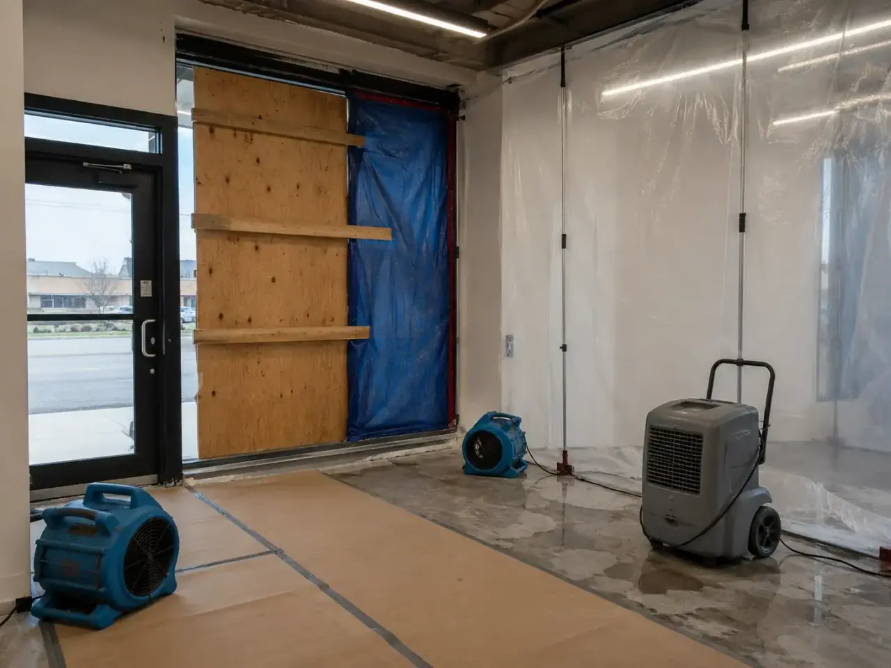 Commercial Reconstruction Services Maple inspection and documentation