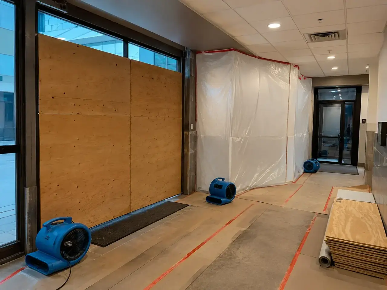 Commercial restoration and reconstruction project planning