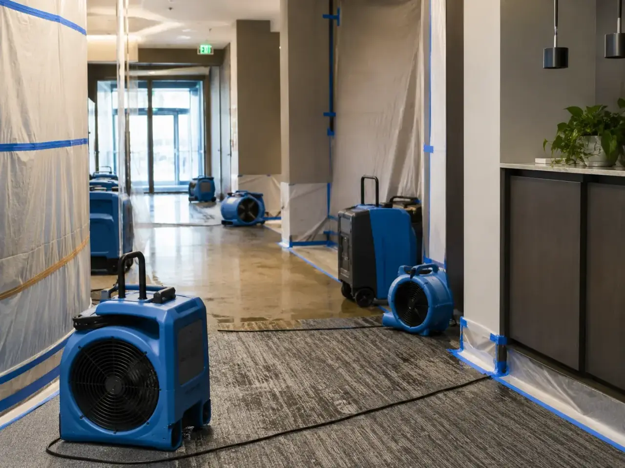 What Warehouse Water Damage Restoration Maple includes