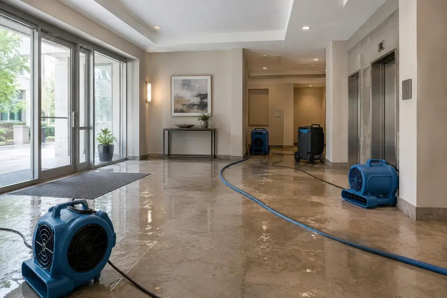 Condo Building Restoration professional restoration jobsite