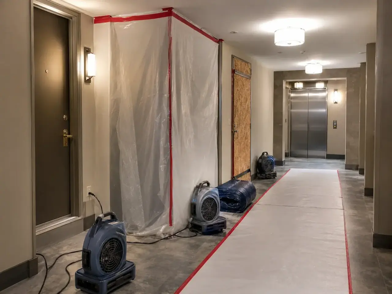 Condo Building Restoration equipment and project planning