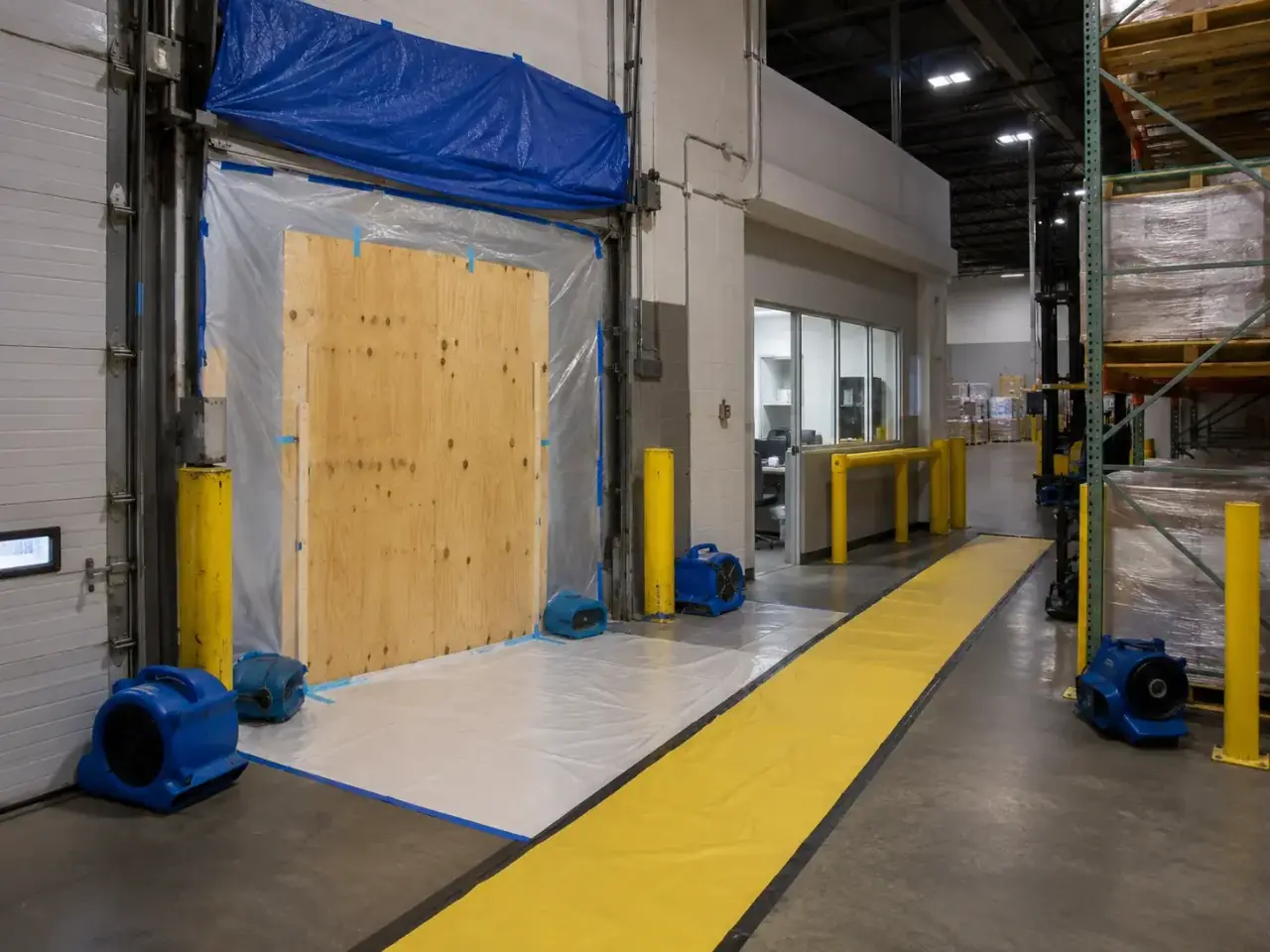 Distribution Center Restoration inspection and documentation