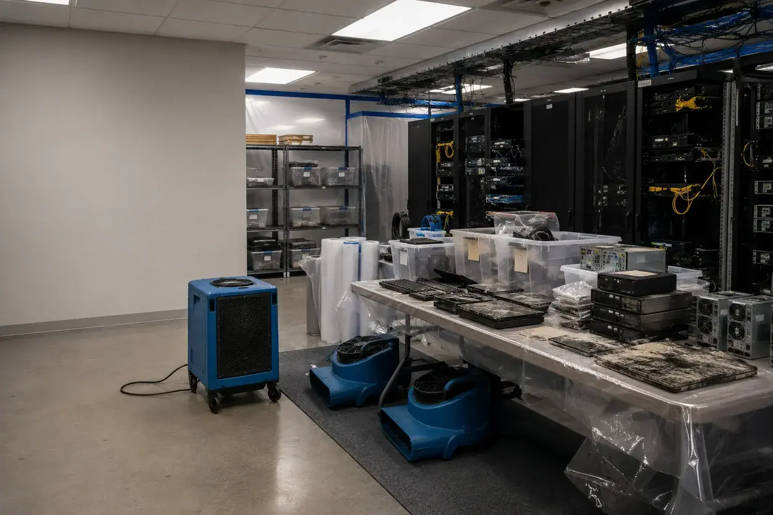 Electronics Restoration Acton emergency restoration response