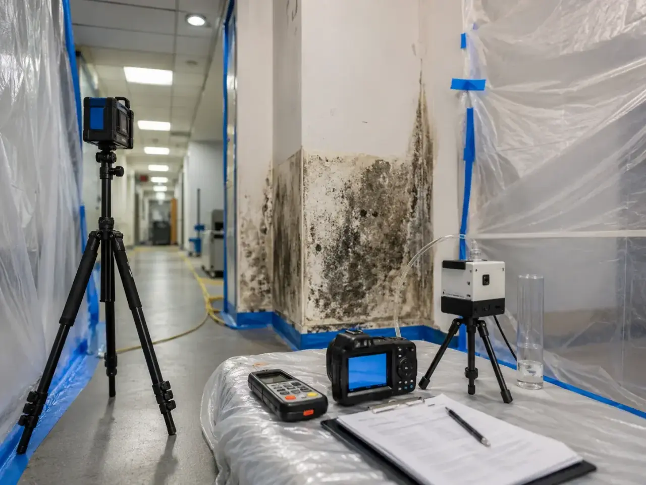 Facility Restoration equipment and project planning