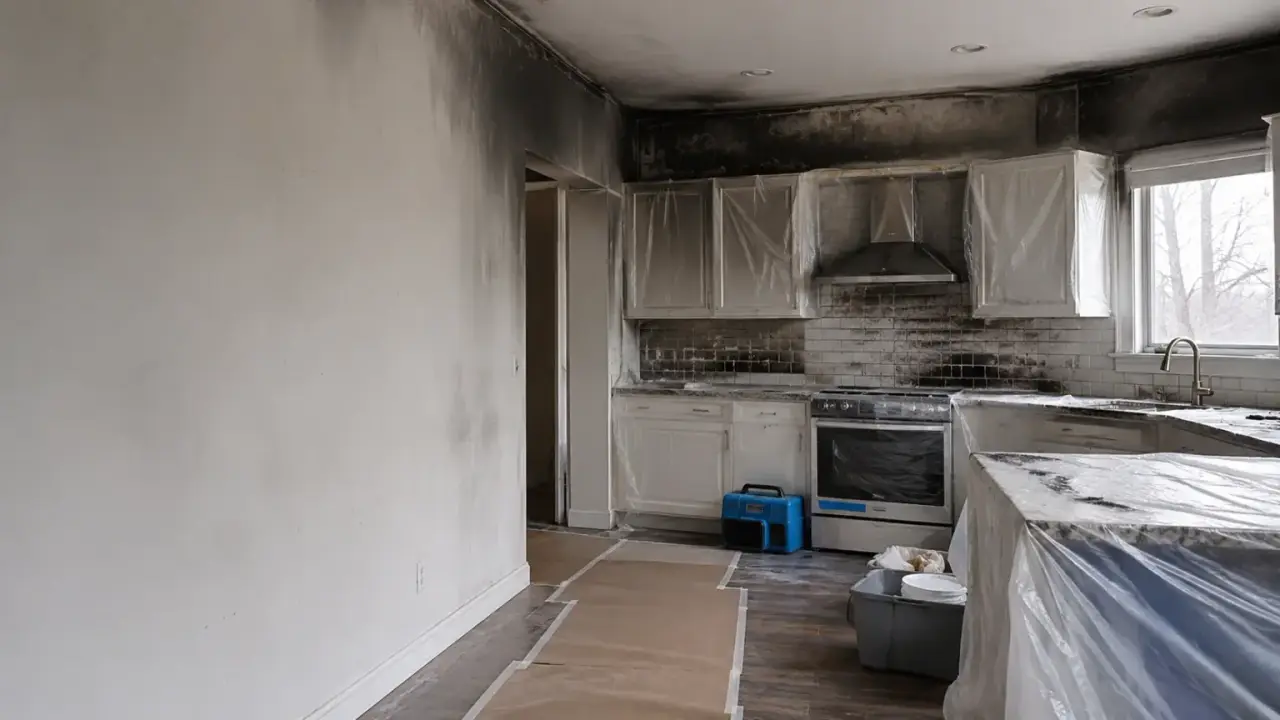 smoke damage restoration inspection and documentation setup