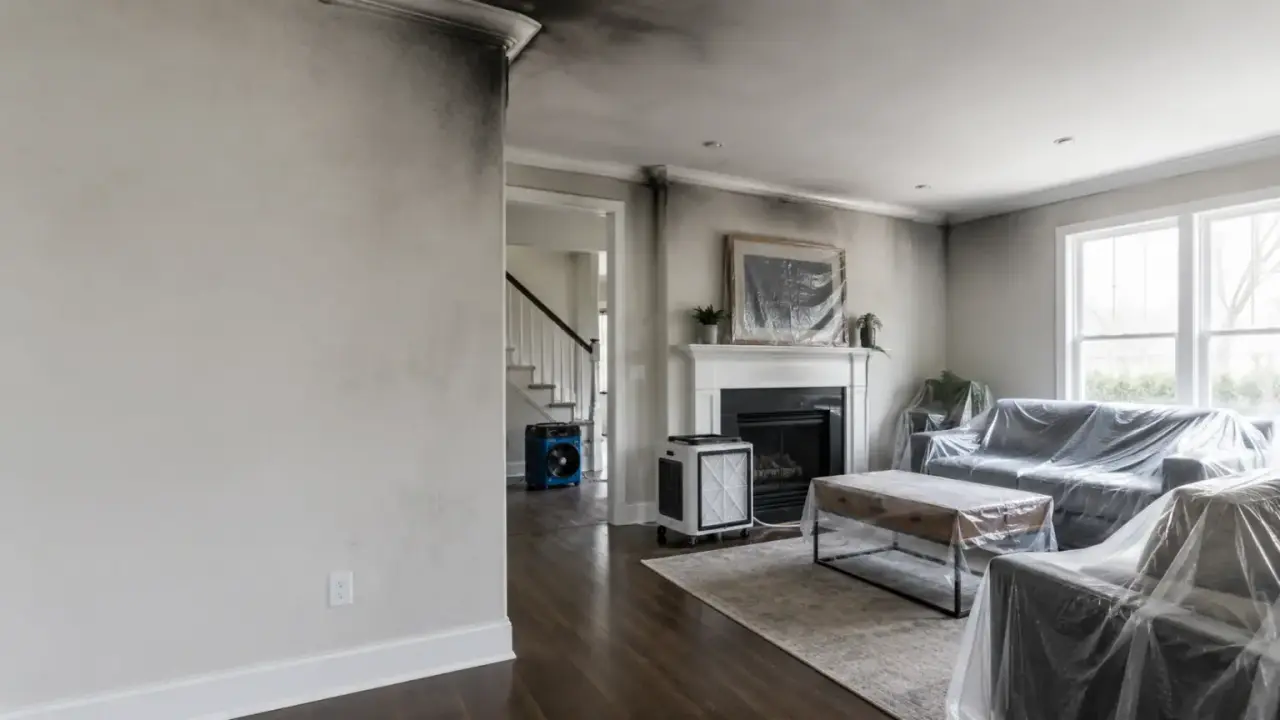 smoke damage restoration service planning and restoration scope review