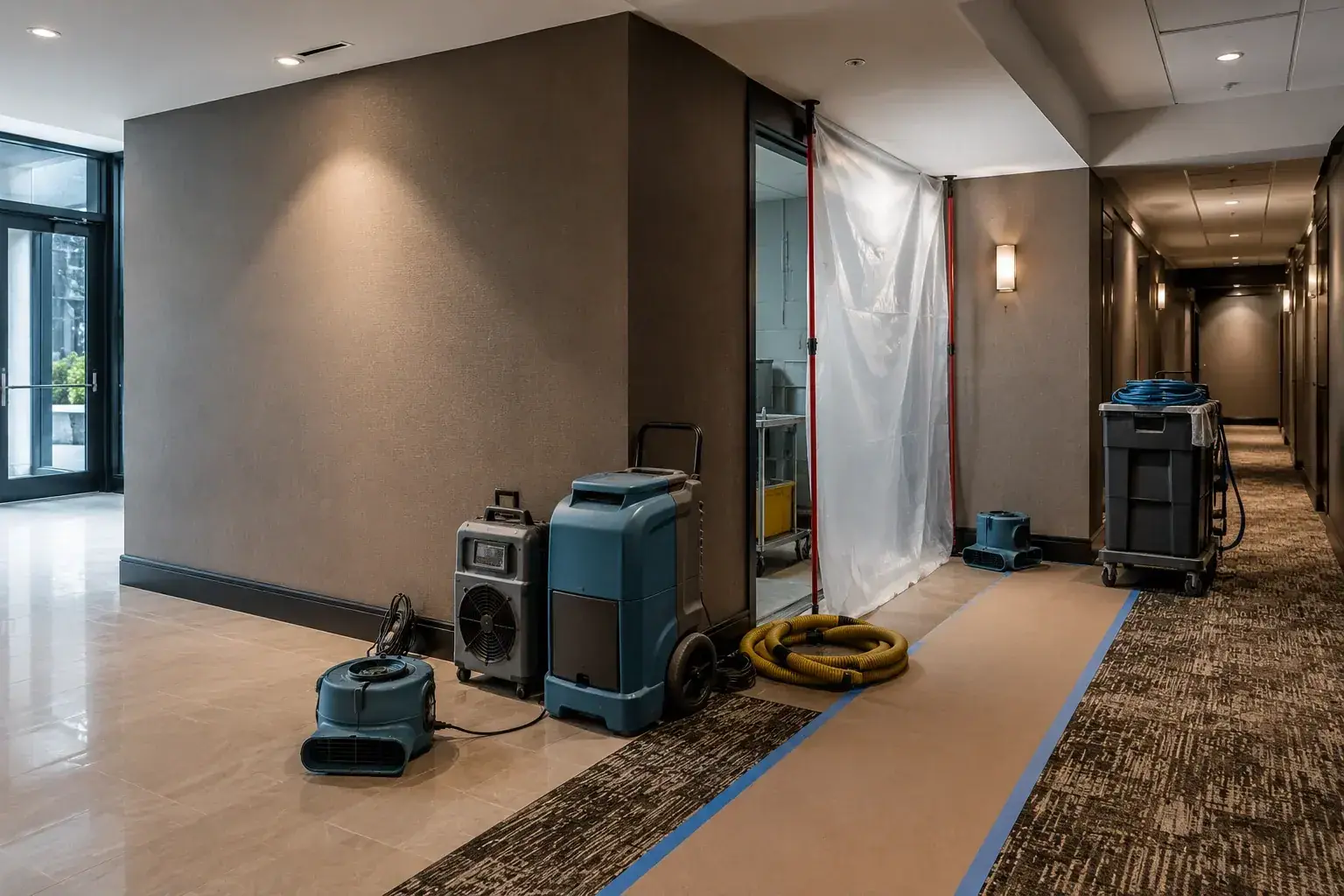 Hotel Restoration Maple emergency restoration response