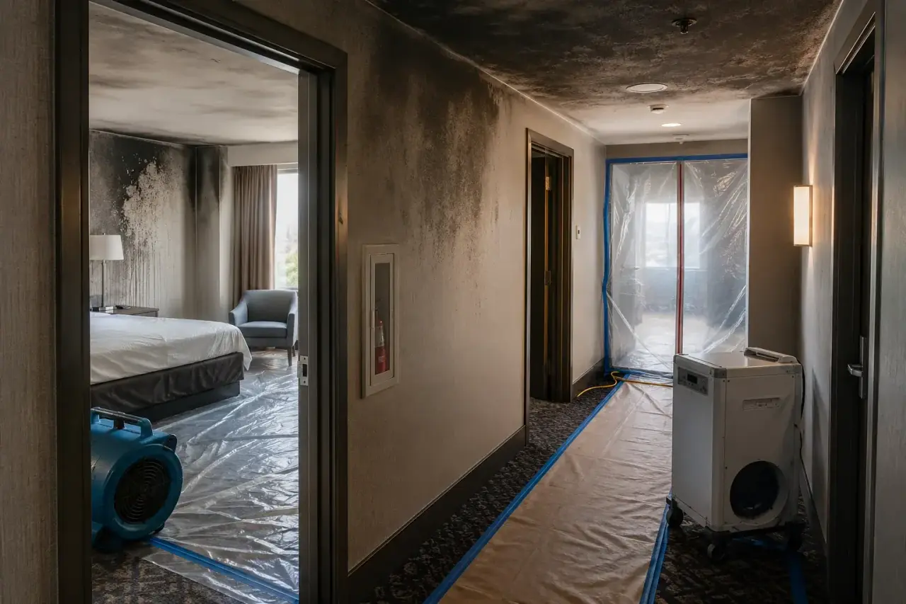 Floor-by-Floor Recovery for an Occupied Hotel for Hotel Restoration Maple