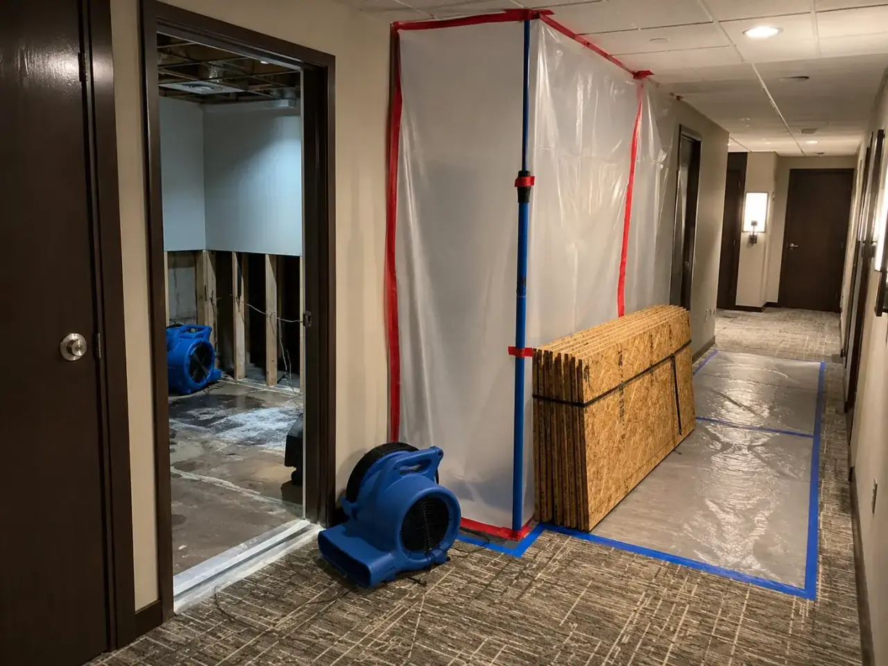Hotel Restoration Maple inspection and documentation