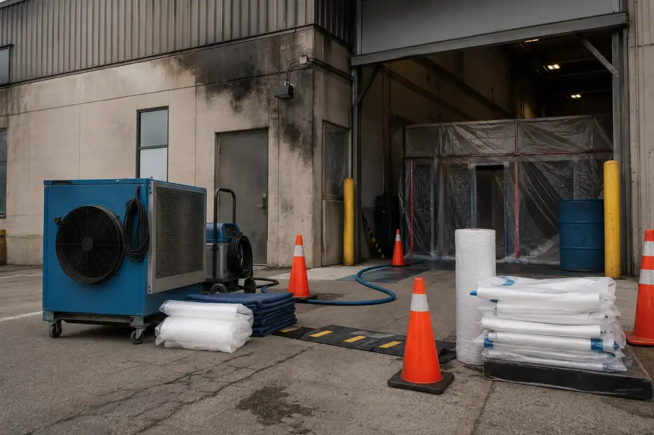 Industrial Fire Damage Restoration Markham repairs and reconstruction