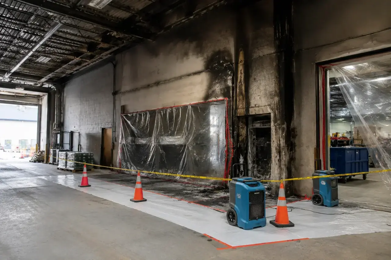 Industrial Fire Damage Restoration Markham damage documentation and insurance claim support
