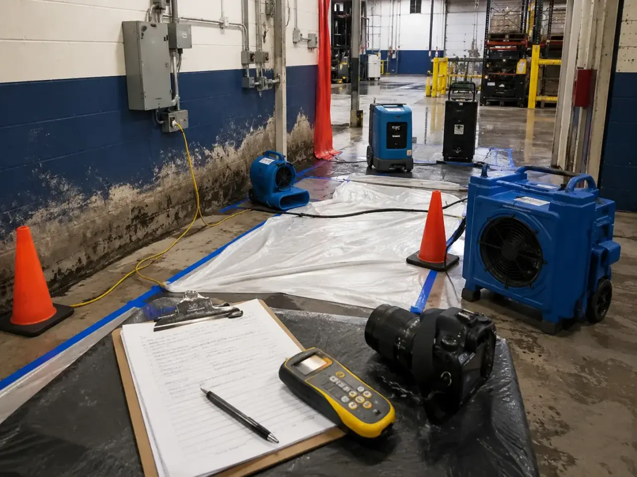 Corrosion, Downtime, and Hidden Moisture Are the Real Enemies for Industrial Water Damage Restoration Maple