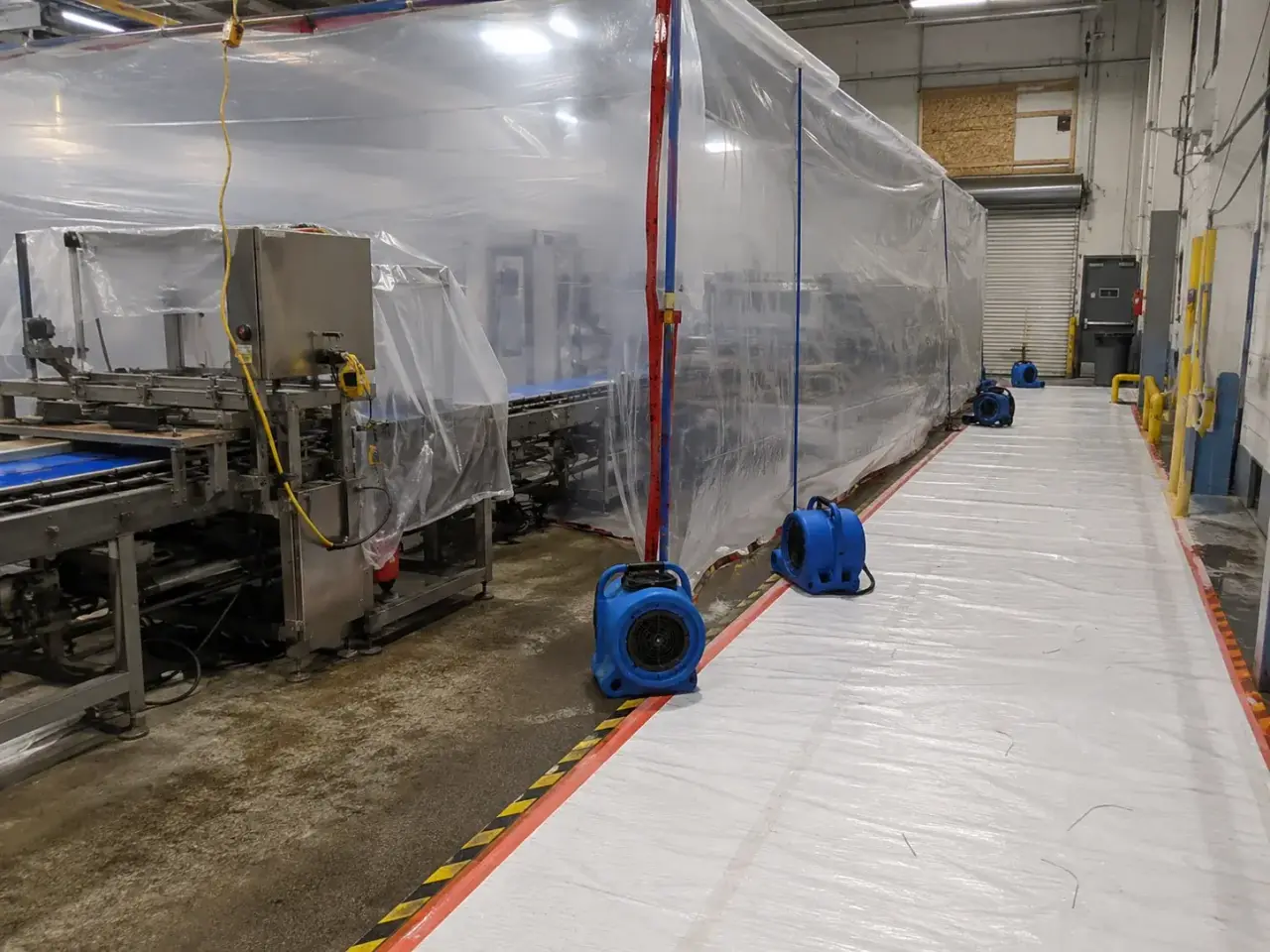 Manufacturing Facility Restoration Maple inspection and documentation