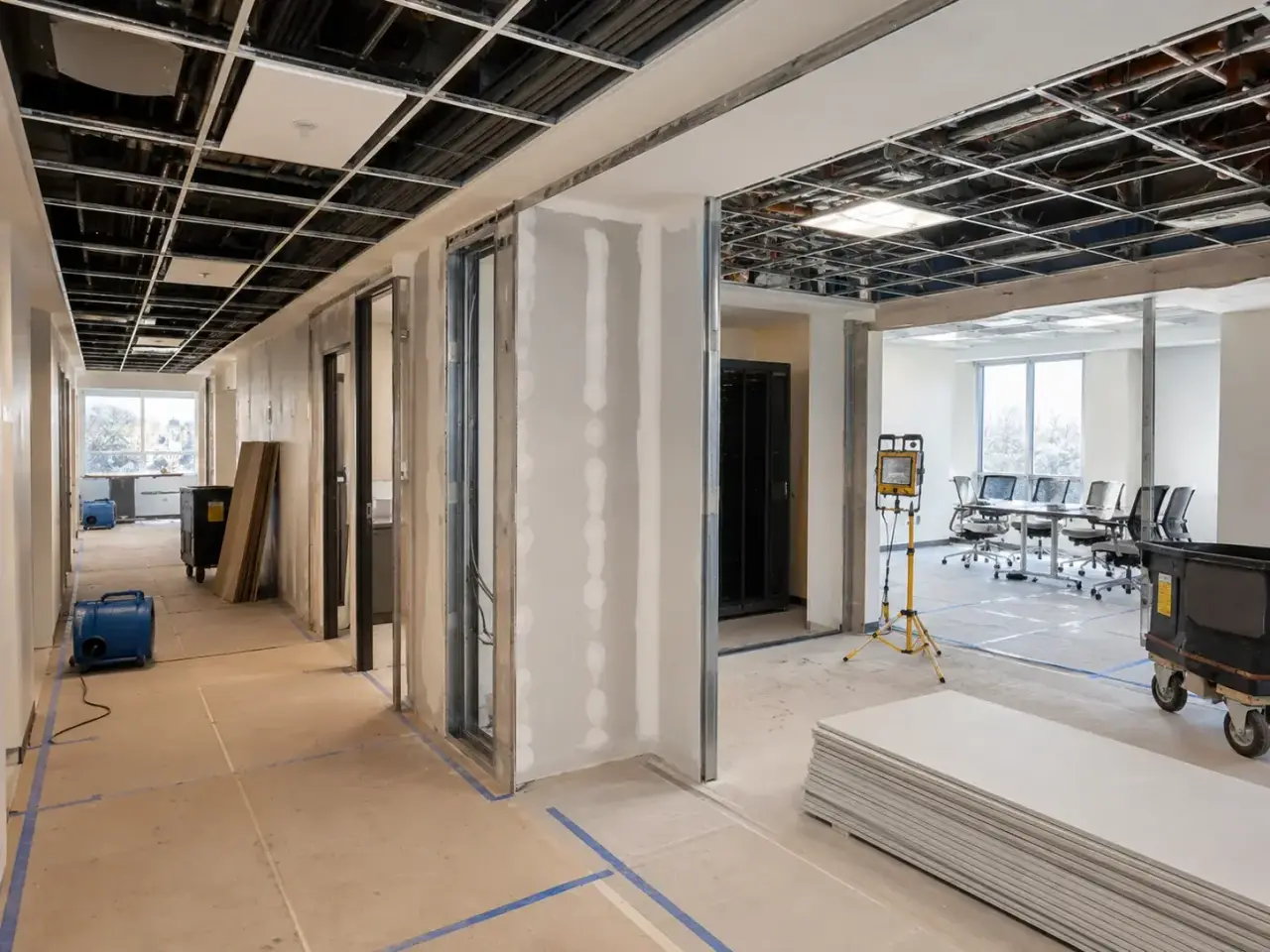 Work Phased Around Your Business Hours for Office Restoration Services