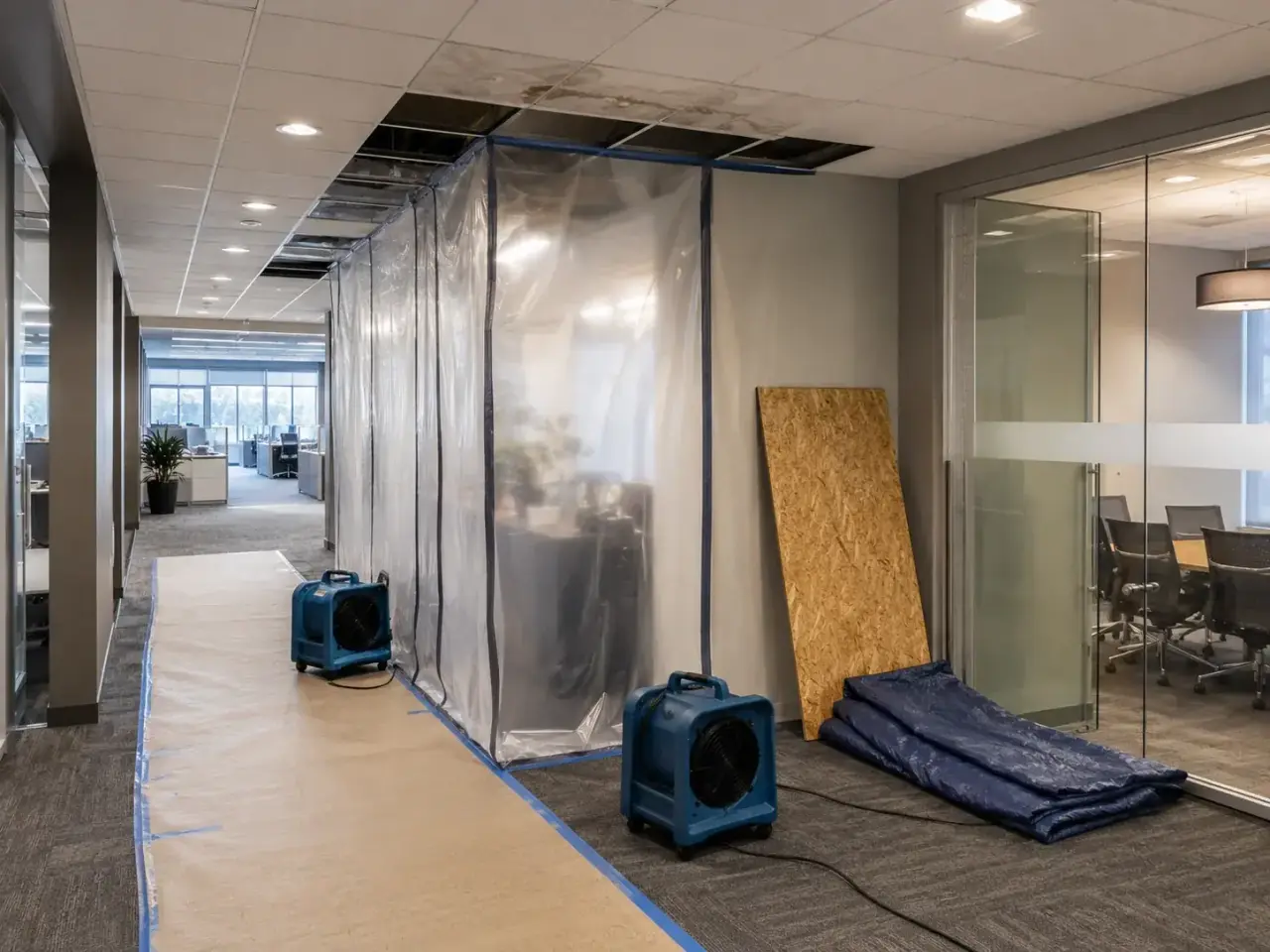 Office Restoration equipment and project planning
