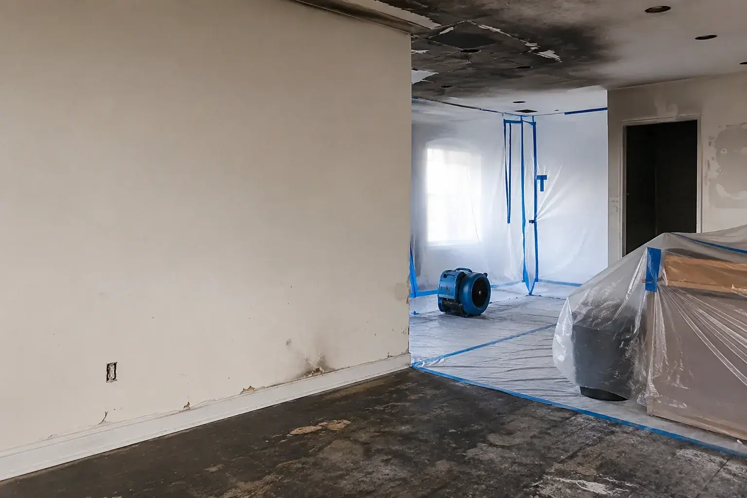 Post-Fire Reconstruction Maple emergency restoration response