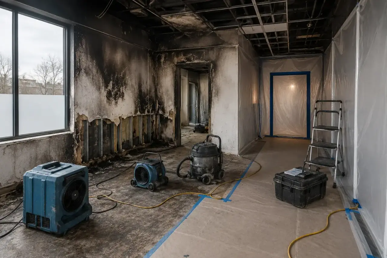 The Fire Rebuild Follows a Defined Construction Sequence for Post-Fire Reconstruction