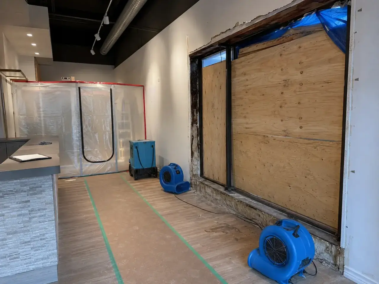 Property Damage Restoration Maple restoration equipment and project planning