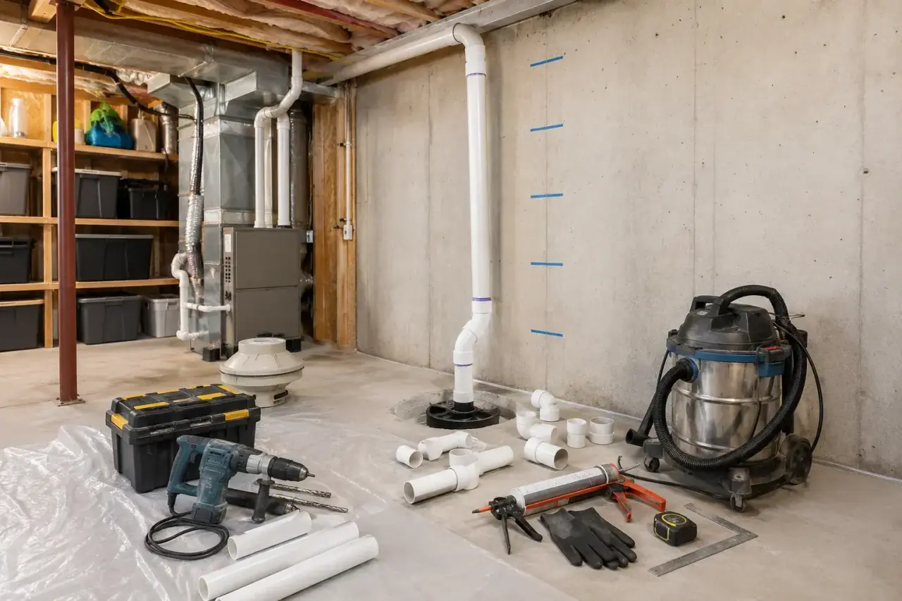 Radon Mitigation Acton damage documentation and insurance claim support