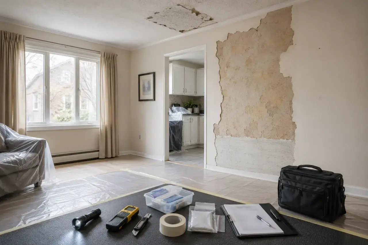Residential Asbestos Abatement Nobleton damage documentation and insurance claim support
