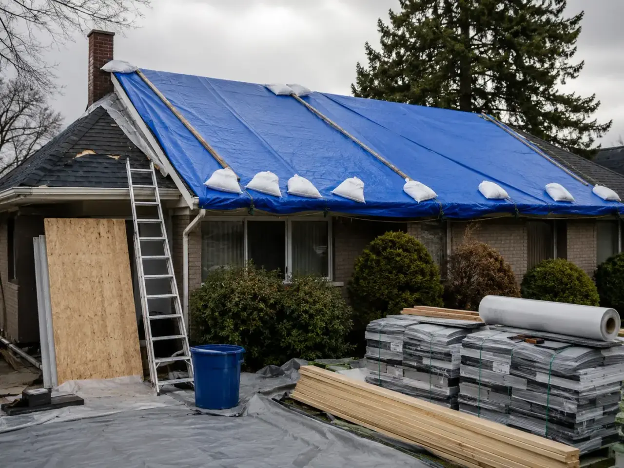 Why DIY and the Cheap Tarp Job Fail for Emergency Roof Tarping