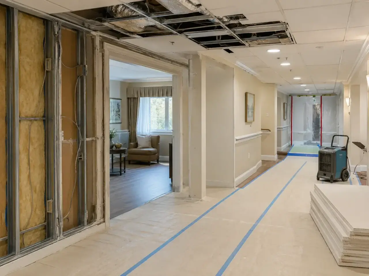 Senior Living and Retirement Home Restoration Ajax Services repairs and reconstruction