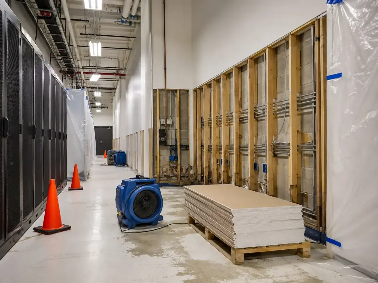 Protecting the Data and Uptime Riding on the Hardware for Server Room Water Damage Restoration