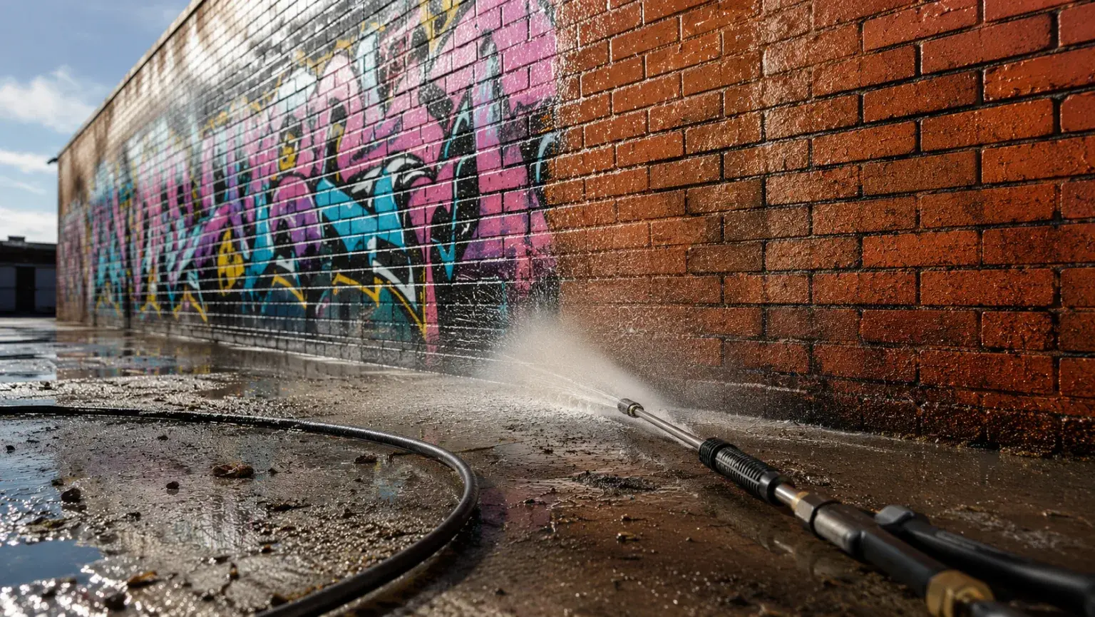 Vandalism and Graffiti Cleanup Markham professional restoration jobsite